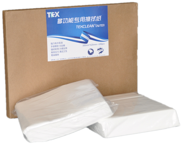 D-TEX dust-free nonwoven disposable wiping cloth (Cleanroom wiper)