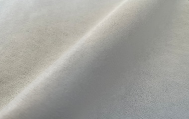 Plain white viscose polyester spunlace nonwoven fabric roll from D-TEX