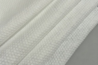 100% natural cotton spunlace material with pearl and EF embossing for beauty applications