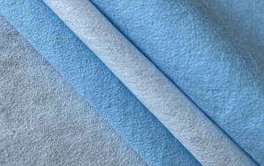 Ultra-fine fiber spunlace nonwoven fabric for premium facial mask with soft texture and excellent liquid retention