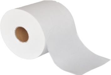 White woodpulp polyester spunlace nonwoven fabric for industrial wipes and electronics cleaning applications